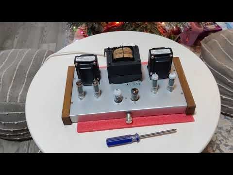 Новий ламповий проєкт стартує! Показую "до" реставраціїовий ламповий підсилювач 