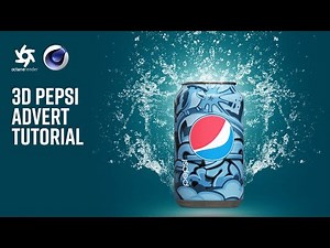 3D Pepsi Advert | Cinema 4D & Octane Render, Photoshop