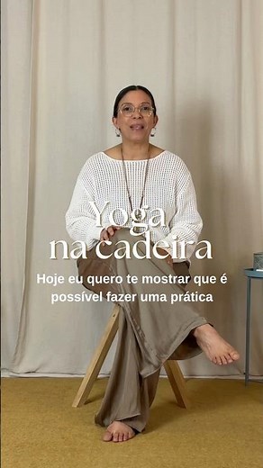 Simple yoga you can do sitting down