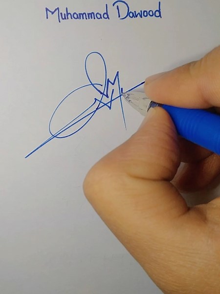 Dawood Muhammad Signature Art Design Guide