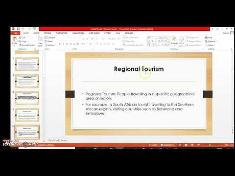 Unit 1 Grade 10 Tourism sector term 1