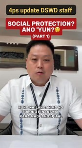 SOCIAL PROTECTION? ANO 'YUN?!🤔 Social Protection Month na! Pero alam mo ba talaga kung ano ang 'Social Protection'? Don’t worry, may sagot diyan si Secretary REX Gatchalian! 👌 Panoorin ang video para mas malinawan ka! 🎥✨ #BawatBuhayMahalagaSaDSWD ❤️ #fblifestyle #fypシ #foryoupage #fyp #everyone #DSWD #highlights | 4ps update DSWD staff