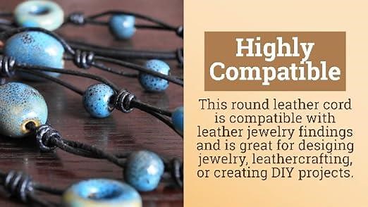 Round Genuine Leather Cord
