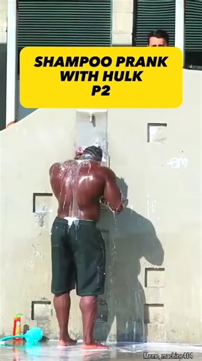 Meme Machine on Instagram: "shampoo prank with hulk | part-2 . . Tag a friend who needs a laugh! 💕 Follow for more memes and funny videos! 🤣 . . #funnyvideos #memes #comedy #funny #haha #fyp #foryou #prank #pranks #troll #trolling"