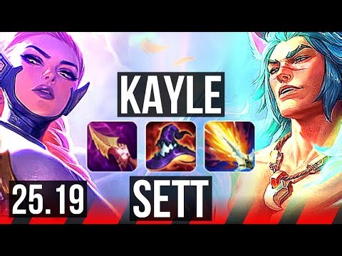 KAYLE vs SETT (TOP) | Rank 4 Kayle, 6/1/12, Dominating | TR Grandmaster | 25.19