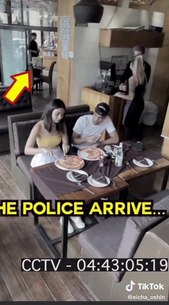 the waitres save her life 😲