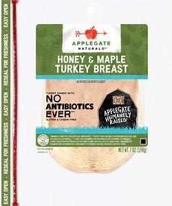 Products - Deli Meat - Natural Honey & Maple Turkey Breast - Applegate