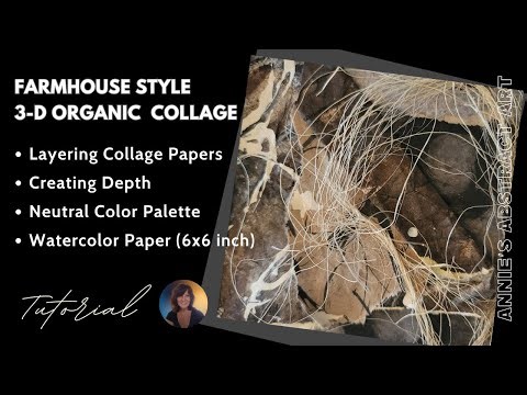 How To Create 3D Collage Art Using Basic Materials & DIY Papers