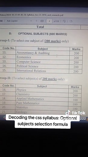 Decoding CSS Syllabus: Optional Subjects Selection Tips