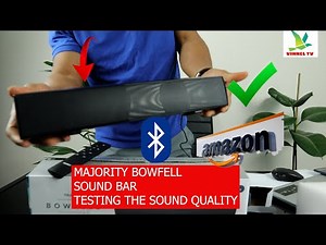 MAJORITY BOWFELL COMPACT SOUND BAR TESTING THE SOUND QUALITY