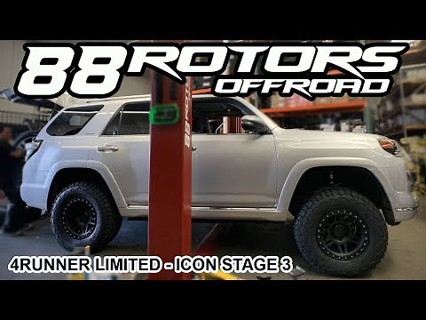 2016 Toyota 4Runner Limited, Lifted Icon Stage 3 & Method MR312