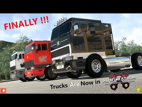 Trucks in Automation game !!