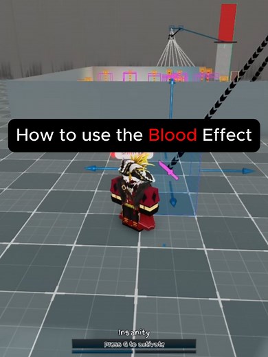 Using the Blood Effect in JJS on Roblox