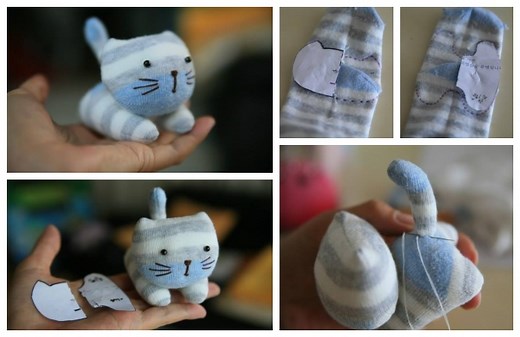 DIY Sock Kitten Free Sewing Pattern   Video Tutorial