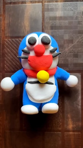 Shubham Radhe on Instagram: "Handmade Clay Doraemon #handmade #clay #doraemon #viralvídeo #dıy"