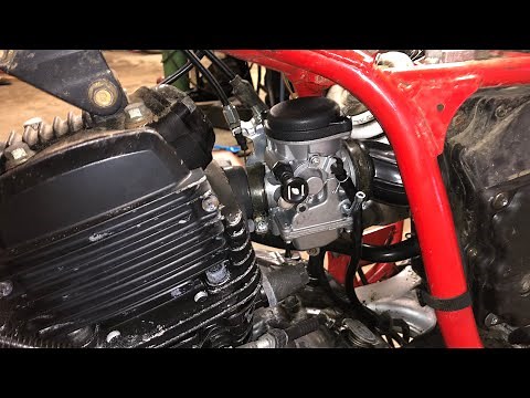 Tw200 Cheap carburetor swap from Radracing