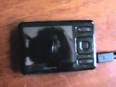 Creative Zen 32 GB blinking screen issue