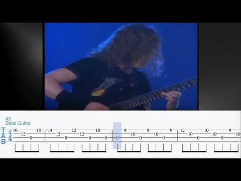 Jason Newsted's "My Friend Of Misery" Live Bass Solo + TABS (Metallica live San Diego, 1992)