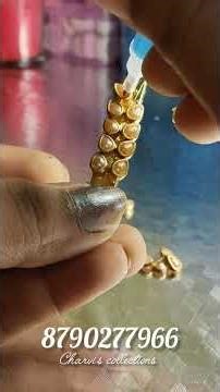 Aligator clips making,Order now in charvis collections📦✨.#handmade