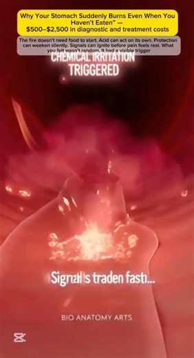 Why ur Stomach Suddenly Burns Even When u Haven’t Eaten— $500–$2,500 in diagnostic & treatment costs