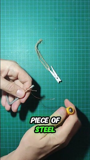 How to Make a Simple Electromagnet in Seconds!