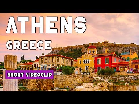 ATHENS, GREECE 🇬🇷 | Short Video Clip | Summer 2023 Walking Tour | 4K HDR