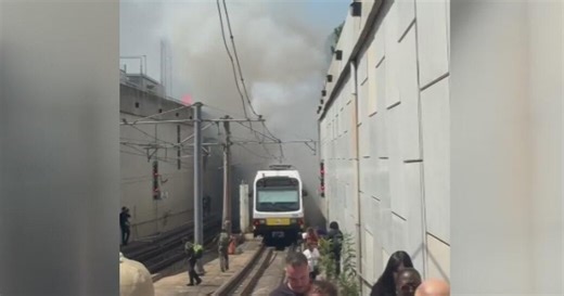 15 passengers hurt in DART train fire