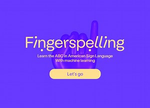 This web app uses computer vision to teach you the ASL alphabet