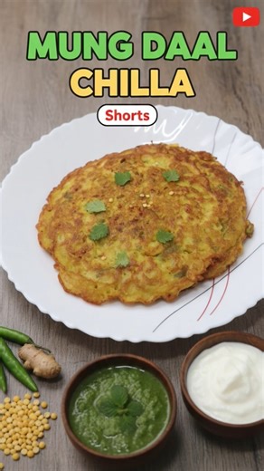 Mung daal chilla !! #recipe #viral #trendingshorts #easyrecipe #mungdaal