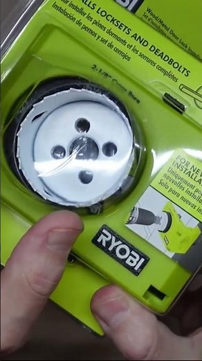 Ryobi Wood and Metal Door Lock Installation Kit