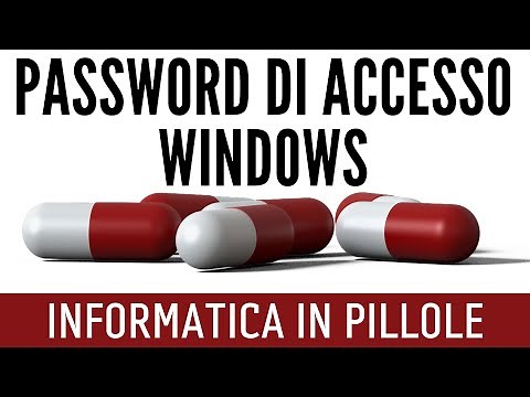 Come impostare una password di accesso a windows