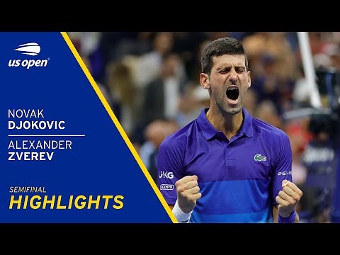 Novak Djokovic vs Alexander Zverev Highlights | 2021 US Open Semifinal