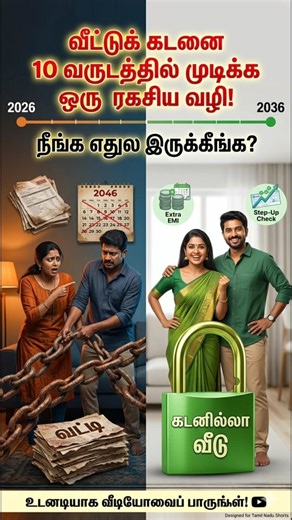 20 Years Home Loan Close in 10 Years? Easy EMI Trick | Tamil Money Tips