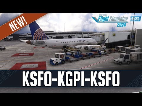 FSS EJets for MSFS2024 | VNAV!? | Real World SkyWest OPS | San Francisco - Glacier Park | VATSIM