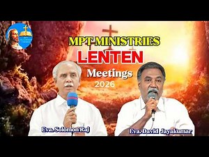Lenten meetings| MPT Ministries| Program Schedule