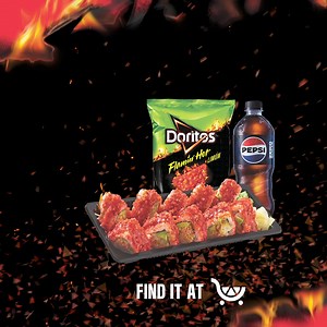 6.8K views · 723 reactions | Unleash your Flamin’ Hot® with NEW Doritos® Flamin’ Hot® Limón Shrimp Tempura Roll at KrogerCo family of stores! | Kroger | Facebook