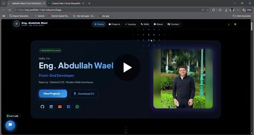 #fullstackdevelopment #nodejs #mongodb #reactjs #javascript #webdevelopment #softwareengineering #portfolio #backenddevelopment #frontenddevelopment | Abdallah Wael | 36 comments