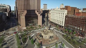 Renovation of Public Square is complete! Check out our cool aerial footage! http://on.wkyc.com/28W6iOW | WKYC Channel 3 - Cleveland
