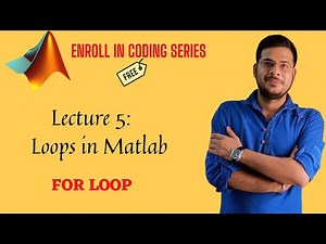 Matlab Tutorial | for loops tutorial | for loop Matlab tutorial | Learn Matlab | Loops in Matlab |