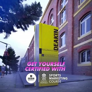 Enroll in the Sport Marketing program offered by Deakin University in association with Rajasthan Royals and enhance your career in sport. Click here to enroll https://bit.ly/3aS5rcT | Deakin University South Asia