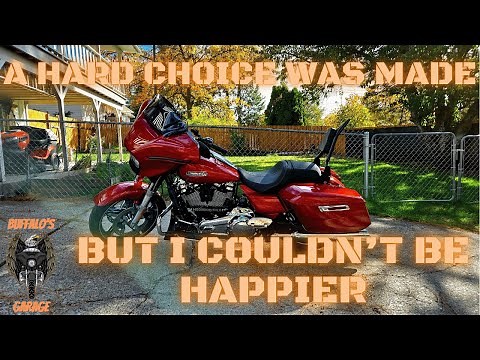 Klock Werks windshield on a 2024 Street Glide