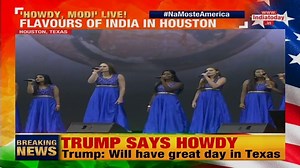 Beautiful performances continue as Modi fans wait for their PM. #NaMosteAmerica #HowdyModi #ModiInHouston Watch live: http://bit.ly/IT_LiveTV | India Today