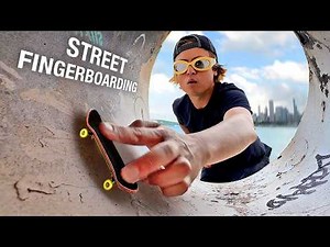 Street Fingerboarding in Chicago