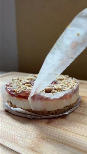 VIRAL Lazy Cheesecake Recipe 😍 Only 4 Ingredients & No Baking! #EasyDessert #FoodTok #TikTokFood