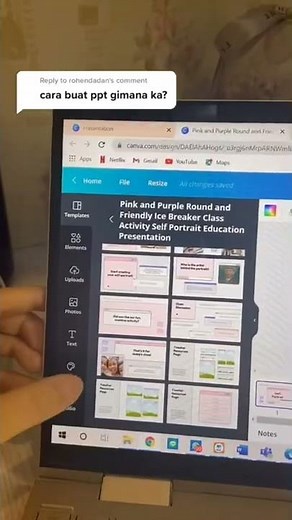 Cara buat ppt yang menarik di canva!!✨ #CanvaHacks #Tipsediting #Editing #Canvaediting
