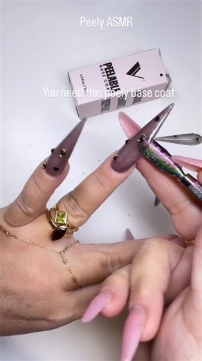 3.4K views · 60 reactions | Level up your content @vbeautypure PEELABLE BASE COAT use code ANNAILCO 朗羅 #nailtechs #vbeautypure #annailco | Alison Nicole Nail Company | Facebook