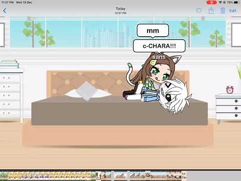 sans x frisk (gacha life!)