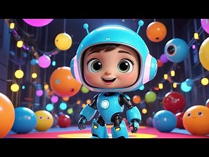 Head, Shoulders, Knees, and Toes – Learning Body Parts with Dancing Robots | Fun Kids Song |