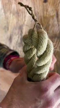 Handcrafted Rope Fender for Classic Wooden Boats