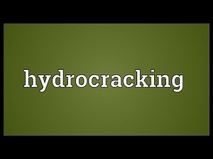 Hydrocracking Meaning